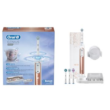 ORAL-B GENIUS 10000N ROSEGOLD ΗΛΕΚΤΡΙΚΗ ΟΔΟΝΤΟΒΟΥΡΤΣΑ
