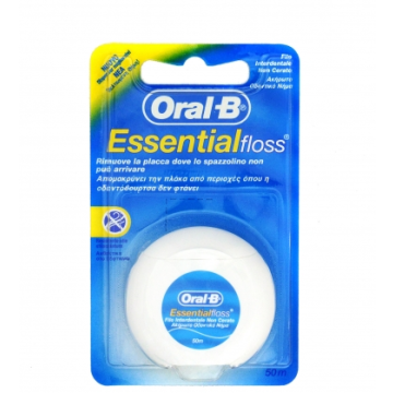 ORAL-B ESSENTIAL FLOSS ΟΔΟΝΤΙΚΟ ΝΗΜΑ ΑΚΥΡΩΤΟ 50Μ