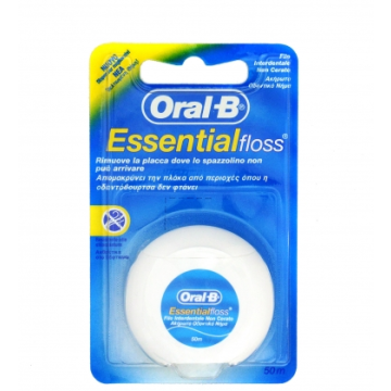 ORAL-B ESSENTIAL FLOSS ΟΔΟΝΤΙΚΟ ΝΗΜΑ ΑΚΥΡΩΤΟ 50Μ