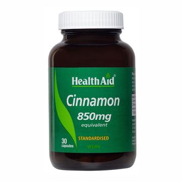 HEALTH AID CINNAMON 850MG 30CAP