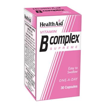 HEALTH AID B COMPLEX SUPREME CAPS 30's