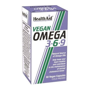 Health Aid Vegan Omega 3-6-9 60 φυτικές κάψουλες