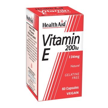 Health Aid Vitamin E 200iu 134mg 60 φυτικές κάψουλες 