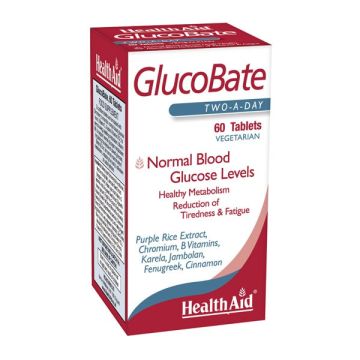 Health Aid GlucoBate Φυτική Φόρμουλα για το Διαβήτη 60tabs