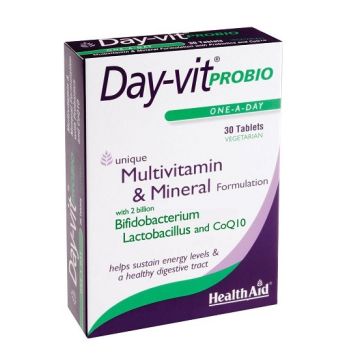 Health Aid Day-Vit Probio Probiotics CoQ10 30 ταμπλέτες