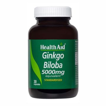HEALTH AID GINKGO BILOBA GB ROOT EXTRACT 5000MG 30