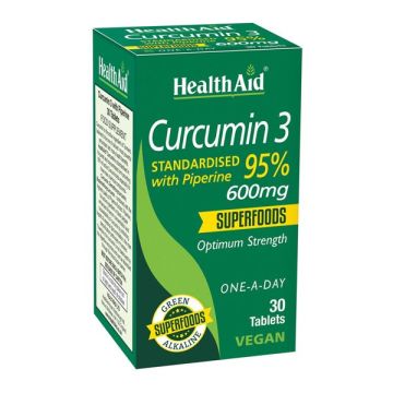 Health Aid Curcumin 3 600mg 30 ταμπλέτες