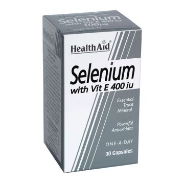 HEALTH AID SELENIUM 100μg+VITAMIN E 400IU 30TABS