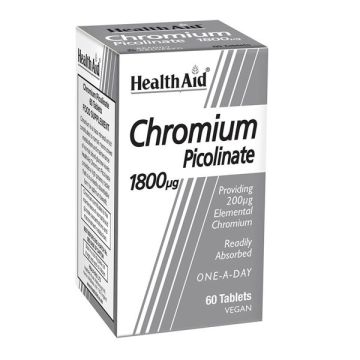 HEALTH AID CHROMIUM PICOLINATE 1800μg 60TB