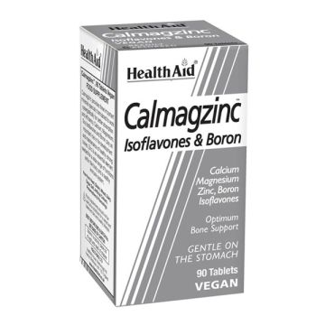Health Aid Calmagzinc Isoflavones & Boron Συνδυασμός Μετάλλων για υγιή οστά 90 tabs