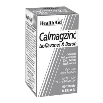 Health Aid Calmagzinc Isoflavones & Boron Συνδυασμός Μετάλλων για υγιή οστά 90 tabs