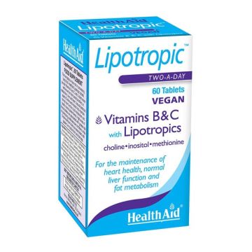 HEALTH AID LIPOTROPICS WITH VIT B+C PR 60 TABS