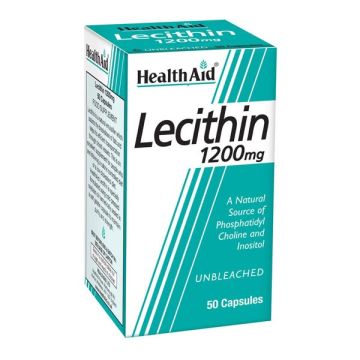 Health Aid Super Lecithin Συμπλήρωμα Διατροφής Φυσικής Λιποδιάλυσης 1200mg 50 Tabs
