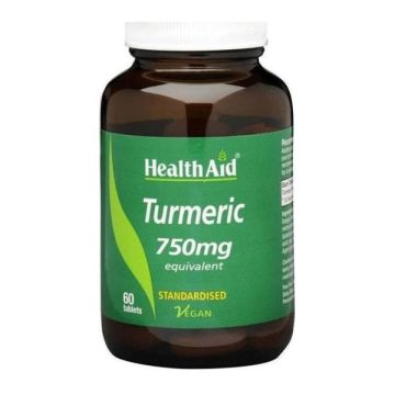 Health Aid Turmeric 750mg 60 ταμπλέτες