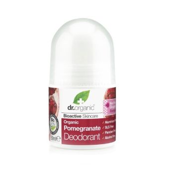 Dr.Organic Organic Pomegranate Deodorant Αποσμητικό Με Βιολογικό Ρόδι, 50ml