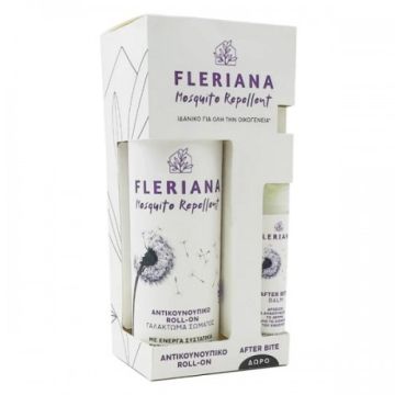 Power Health Fleriana Promo Pack Mosquito Repellent Roll On Αντικουνουπικό 100ml & Δώρο Fleriana After Bite Balm 7ml