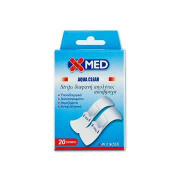 Medisei X-Med Aqua Clear Aδιάβροχα και Αποστειρωμένα Αυτοκόλλητα Επιθέματα 20τμχ