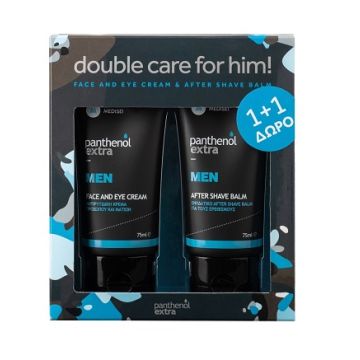 MEDISEI PANTHENOL EXTRA MEN FACE & EYE CREAM 75ml + ΔΩΡΟ EXTRA MEN AFTER SHAVE BALM 75ml