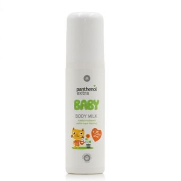Panthenol Extra Baby Body Milk Βρεφικό Ενυδατικό Γαλάκτωμα για Πρόσωπο & Σώμα 125ml