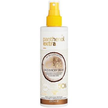 Medisei Panthenol Extra Sun Care Αντηλιακή Λοσιόν Προσώπου και Σώματος SPF50 σε Spray 250ml