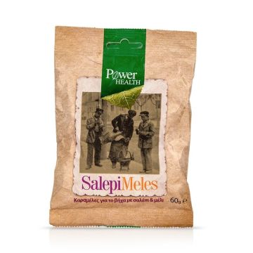 Power Health Salepimeles Καραμέλες για τον Λαιμό, 60gr 