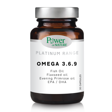 Power Health Platinum Range  Omega 3.6.9 Συμπλήρωμα Διατροφής με Ωμέγα 3.6.9, 30caps