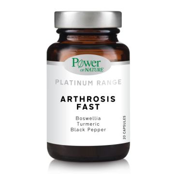 Power Health Platinum Range Arthrosis Fast Φυσικό Παυσίπονο για τους Πόνους των Αρθρώσεων, 20 caps