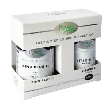 Power Health Classics Platinum Range Zinc Plus C 16mg/150mg 30 ταμπλέτες & Vitamin C 1000mg 20 ταμπλέτες