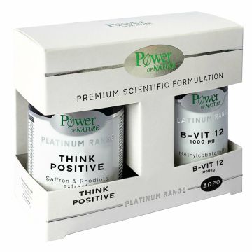 Power Health Platinum Range Think Positive 30 κάψουλες & Δώρο B-Vit-12 1000μg 20 ταμπλέτες