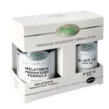 Power Health Platinum Range Melatonin Premium Sleep Formula 30caps & Δώρο B-Vit 12 1000mg 20tabs