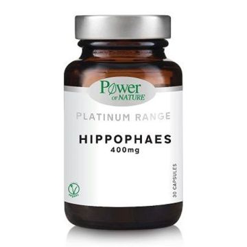 Power Health Platinum Range Hippophaes 400mg Συμπλήρωμα Διατροφής με Αντιοξειδωτικές Ιδιότητες 30 Κάψουλες