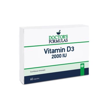 DOCTOR'S FORMULA Vitamin D3 2000iu 60 Μαλακές Κάψουλες 
