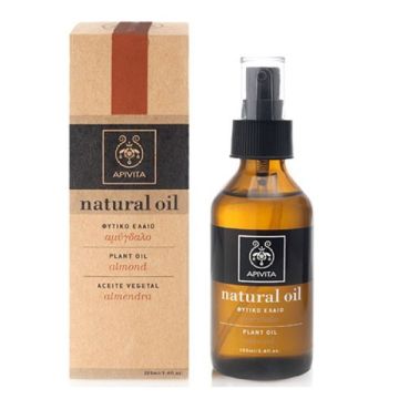 Apivita Natural Oil Almond Φυτικό Έλαιο Αμύγδαλο, 100ml