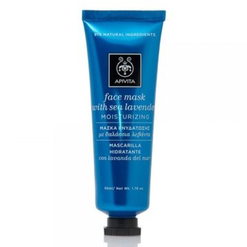 Apivita Face Mask with Sea Lavender,Ενυδατική Μάσκα με Θαλάσσια Λεβάντα, 50ml 