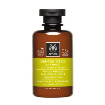 APIVITA GENTLE DAILY SHAMPOO ΑΠΑΛΟ ΣΑΜΠΟΥΑΝ ΚΑΘΗΜΕΡΙΝΗΣ ΧΡΗΣΗΣ ΜΕ ΧΑΜΟΜΗΛΙ ΚΑΙ ΜΕΛΙ 250ML