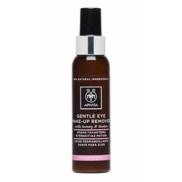 Apivita Gentle Eye Make Up Remover Απαλός Καθαρισμός & Ντεμακιγιάζ για την ευαίσθητη περιοχή των ματιών, 100ml