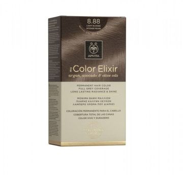 Apivita My Color Elixir No8,88 Ξανθό Ανοιχτό - Έντονο Περλέ Κρέμα Βαφή Σε Σωληνάριο 50ml & Ενεργοποιητής Χρώματος 75ml