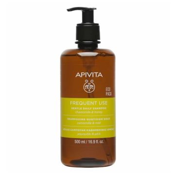 Apivita Eco Pack Gentle Daily Shampoo Απαλό Σαμπουάν για Καθημερινή Χρήση με Χαμομήλι, 500ml