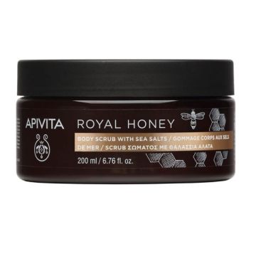 Apivita Royal Honey Body Scrub with Sea Salts Scrub Σώματος με Θαλάσσια Άλατα 200ml
