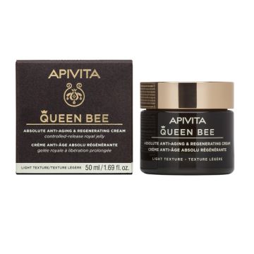 Apivita Apivita Queen Bee Absolute Anti Aging & Regenerating Light Cream - Ελαφριά Κρέμα Απόλυτης Αντιγήρανσης 50ml