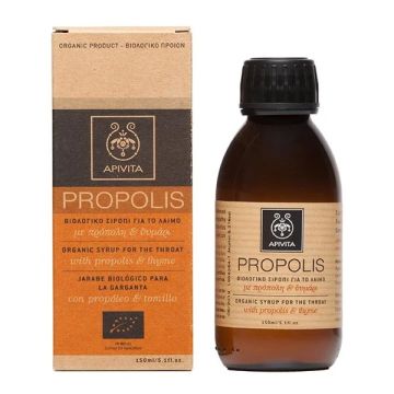 APIVITA Propolis Βιολογικό Σιρόπι για το λαιμό με πρόπολη & θυμάρι - 150ml