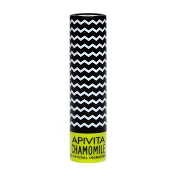 Apivita Chamomile Lip Care SPF15 Balm Χειλιών με Χαμομήλι, 4.4 gr