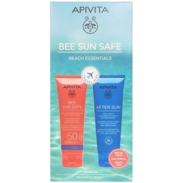 Apivita Promo Pack Bee Sun Safe Beach Essentials Hydra Fresh Face & Body Milk 100ml & After Sun Cool & Sooth Face & Body Gel Cream 100ml