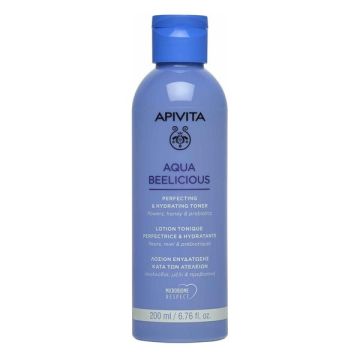 Apivita Aqua Beelicious Perfecting & Hydrating Toner Λοσιόν Ενυδάτωσης κατά των Ατελειών με Πρεβιοτικά, Λουλούδια & Μέλι 200ml