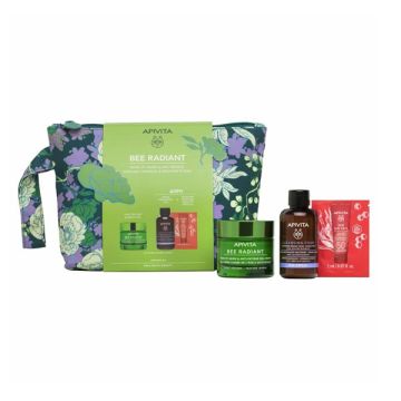 Apivita Promo Pack με Bee Radiant Κρέμα-Gel για Σημάδια Γήρανσης & Ξεκούραστη Όψη Ελαφριάς Υφής 50ml & Δώρο Αφρός Καθαρισμού για Πρόσωπο & Μάτια 75ml & Bee Sun Safe Ενυδατική Κρέμα-Gel Προσώπου SPF50 2ml & Δώρο Νεσεσερ 