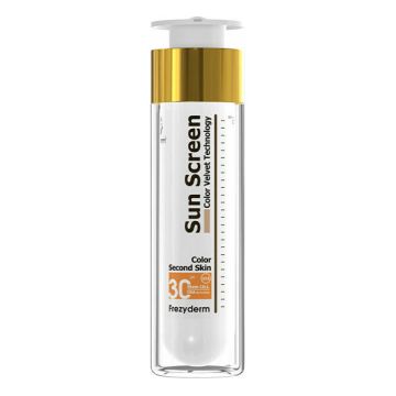 FREZYDERM SUN SCREEN COLOUR VELVET FACE CREAM SPF 30 ΑΝΤΗΛΙΑΚΗ ΚΡΕΜΑ ΠΡΟΣΩΠΟΥ ΜΕ ΧΡΩΜΑ 50ml