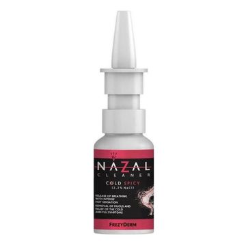 FREZYDERM NAZAL CLEANER COLD SPICY 30ml Υπέρτονο Αλατούχο Ρινικό Διάλυμα