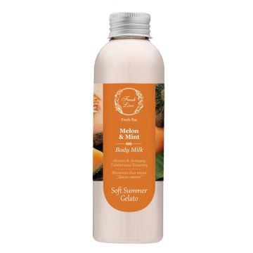 Fresh Line Fresh Bar Melon & Mint Body Milk Γαλάκτωμα Σώματος με μέντα και πεπόνι 200Ml 
