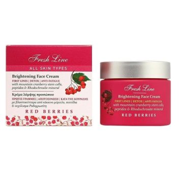 Fresh Line Red Berries Brightening Face Cream Κρέμα Λάμψης Προσώπου 50ml