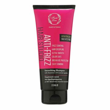 Fresh Line Anti-Frizz Hair Studio Σαμπουάν Κατά του Φριζαρίσματος με Λάδι Αβησσυνίας & Φυσικό Σκουαλένιο 200ml